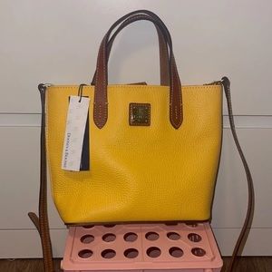 Discontinued Dooney and Burke yellow purse